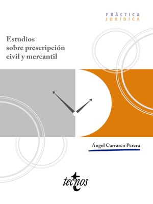 cover image of Estudios sobre prescripción civil y mercantil